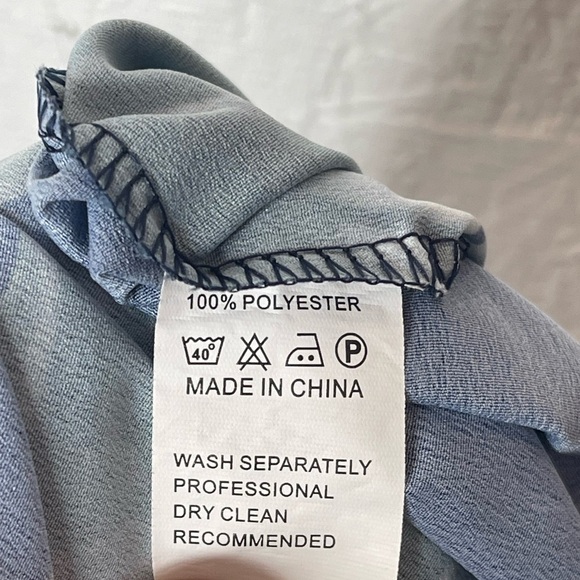 Summer Adjustable Spaghetti Strap Ruffle Split Beach Tropical  Maxi Dress Small - Picture 9 of 12